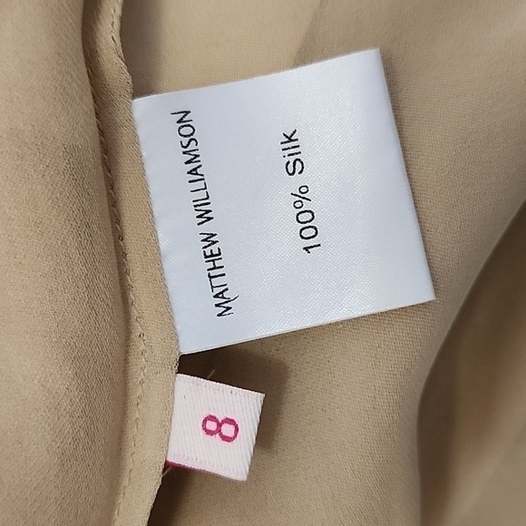 Designer Matthew Williamson Beaded Flounce Sleeve Sea Shell Top b84 - Picture 15 of 16